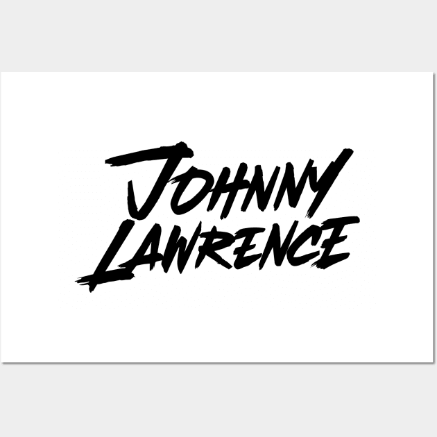 Johnny Lawrence (black) Wall Art by bjornberglund